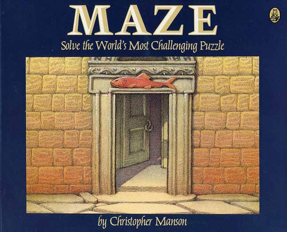 A book cover of a maze

Description automatically generated